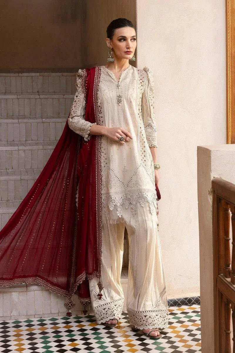 Unstitched Voyage a'LUXE Luxury Lawn '25 by Maria B | D-2511-B