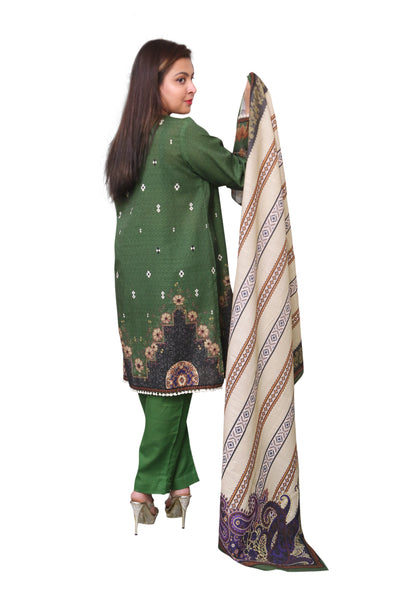 ZS Textile Salina Khaddar Printed Stitched 3 Piece Suit SKP5-005