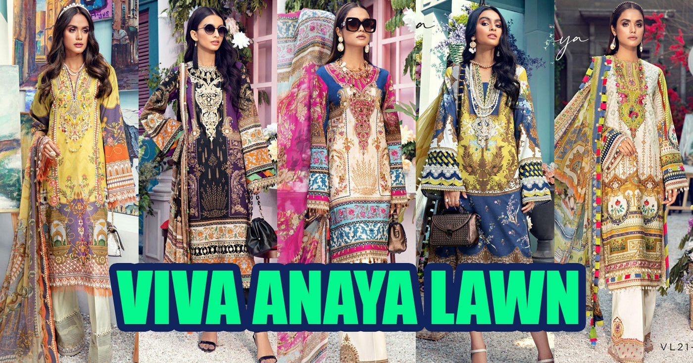 ANAYA By Kiran Chaudhry Viva Luxury Lawn Collection 2021
