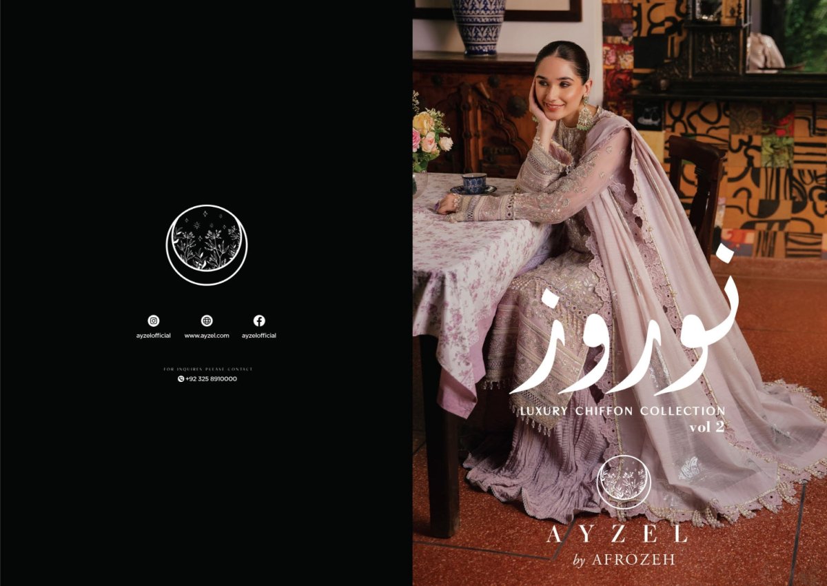 Afrozeh Nouroz Luxury Chiffon Vol-02 Collection 2022 - Stylealouduk