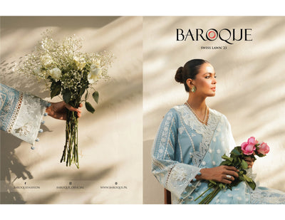 BAROQUE Swiss Lawn Collection Vol-10 2023