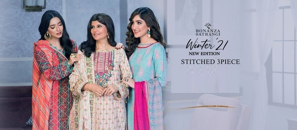 Bonanza Satrangi Winter Collection 2021 - Stylealouduk