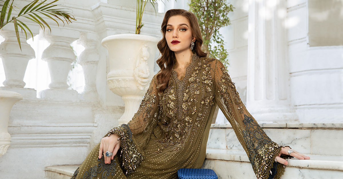 Maria. B Embroidered Chiffon Collection 2024