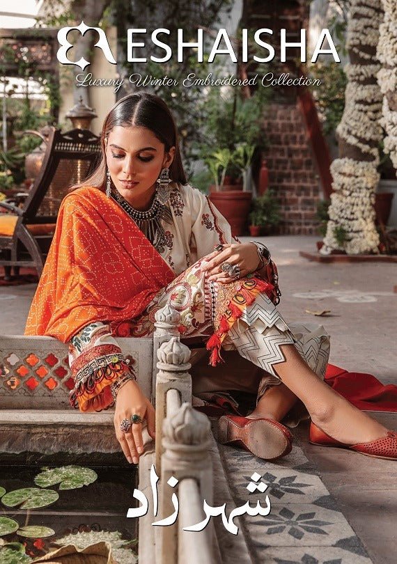 ESHAISHA LUXURY EMBROIDERED WINTER COLLECTION 21 - Stylealouduk