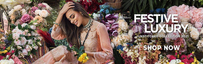 Gul Ahmed Festive Luxury Unstitched Eid Collection 2021 - Stylealouduk