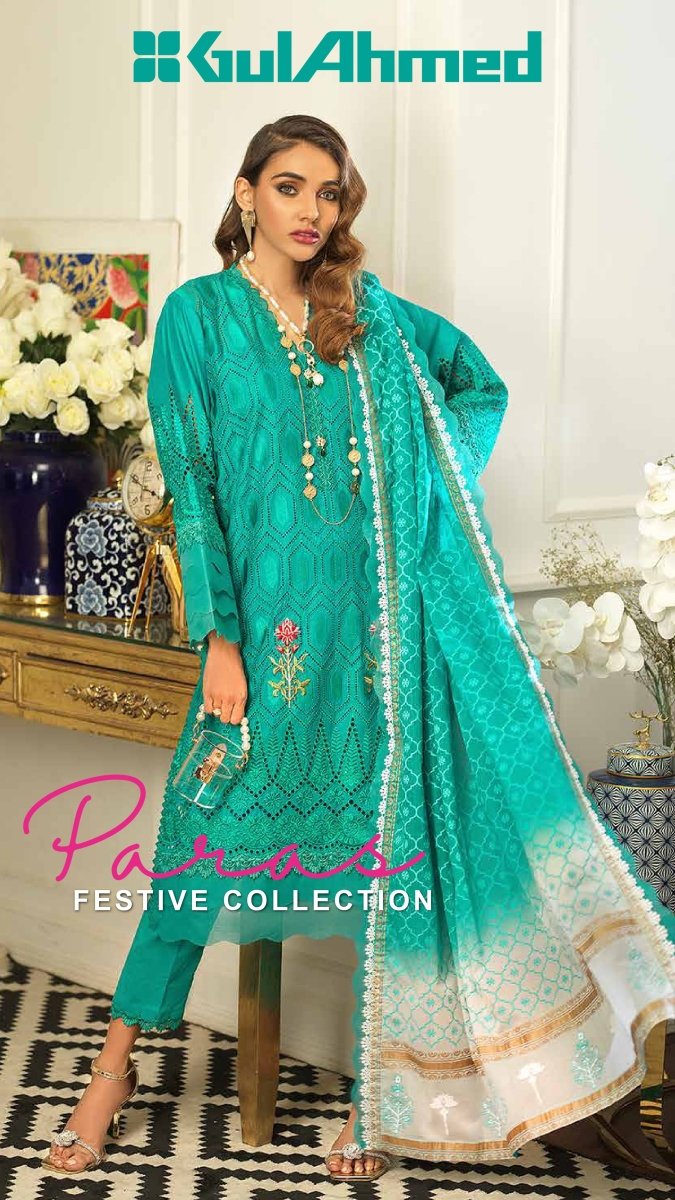 Gul Ahmed Festive Paras Collection 2022 - Stylealouduk