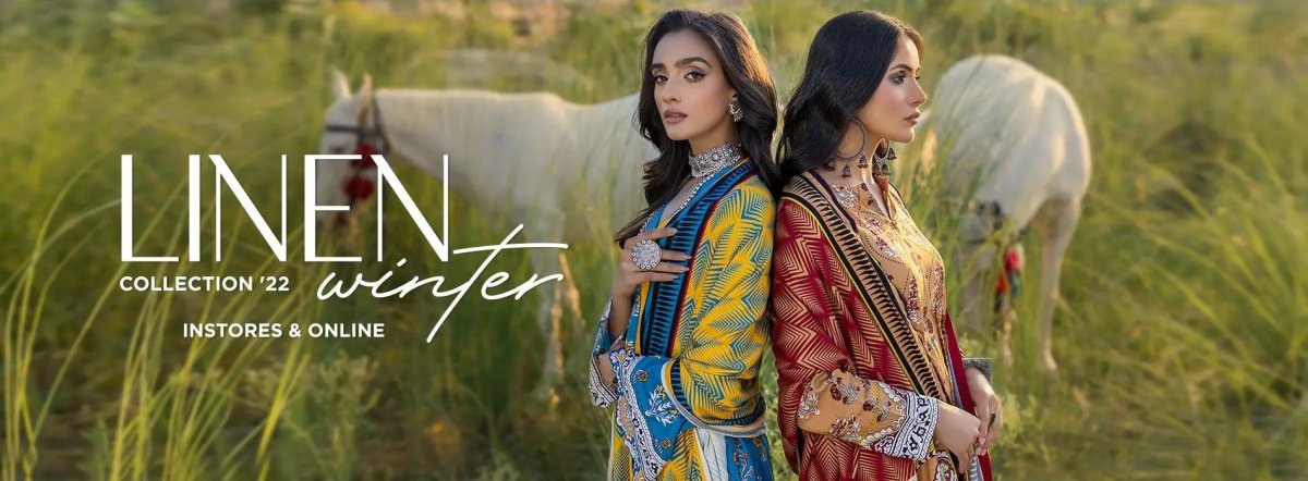 Gul Ahmed Linen Winter Collection 2022 - Stylealouduk