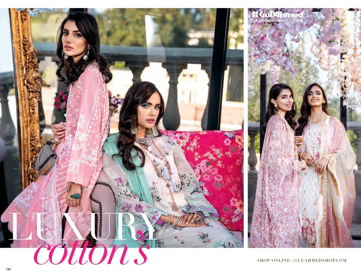 Gul Ahmed Luxury Cotton's Collection 2021 - Stylealouduk