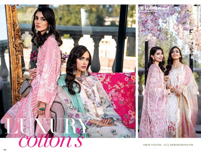 Gul Ahmed Luxury Cotton's Collection 2021 - Stylealouduk