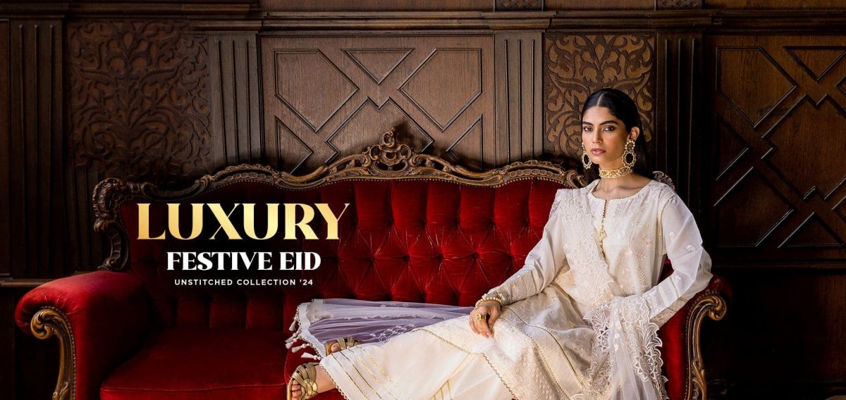 Gul Ahmed Luxury Festive Eid Collection 2024 - Stylealouduk