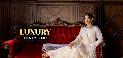 Gul Ahmed Luxury Festive Eid Collection 2024 - Stylealouduk
