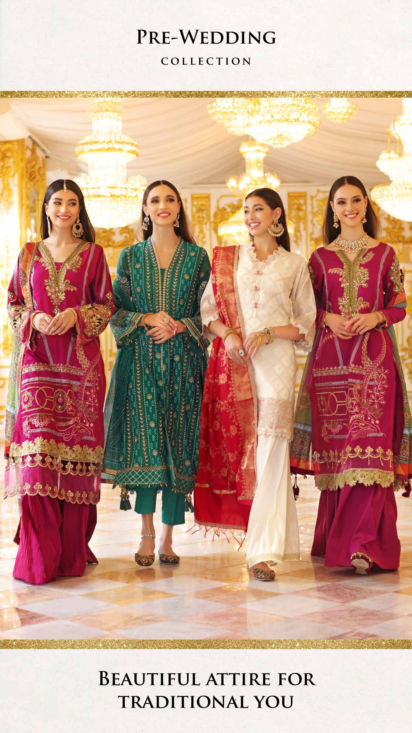 Gul Ahmed Pre Wedding Collection 2022