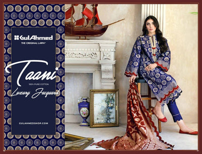 Gul Ahmed Taani Luxury Jacquard Collection 2021 - Stylealouduk