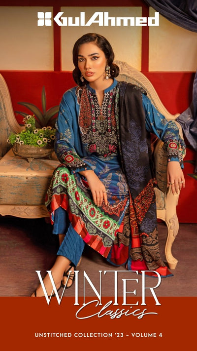 Gul Ahmed Winter Classics Collection 2023 Vol-04 - Stylealouduk