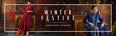 Gul Ahmed Winter Festive Jacquard Collection 2021 - Stylealouduk