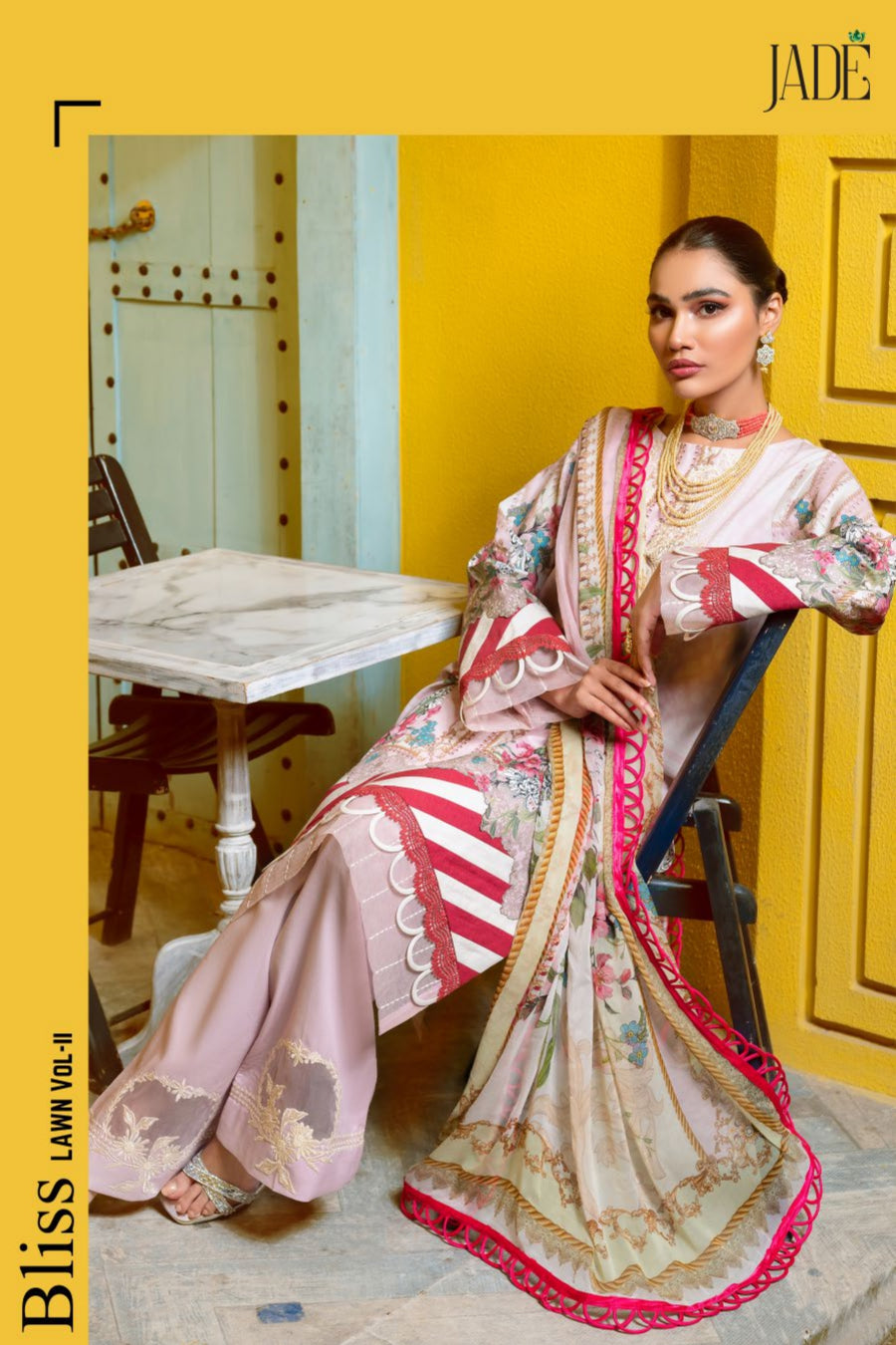 Jade Bliss Lawn Collection 2022 Vol-02