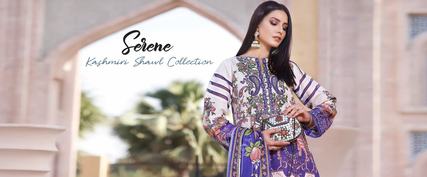 Jade Classic Revitalized by Firdous Lawn Serene Kashmiri Shawl Collection 2021