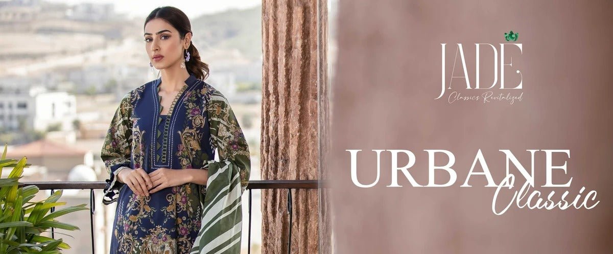 Jade Classic Revitalized by Firdous Lawn Urbane Classic  2021 - Stylealouduk