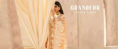 Jade Grandeur Luxury Lawn Collection 2022