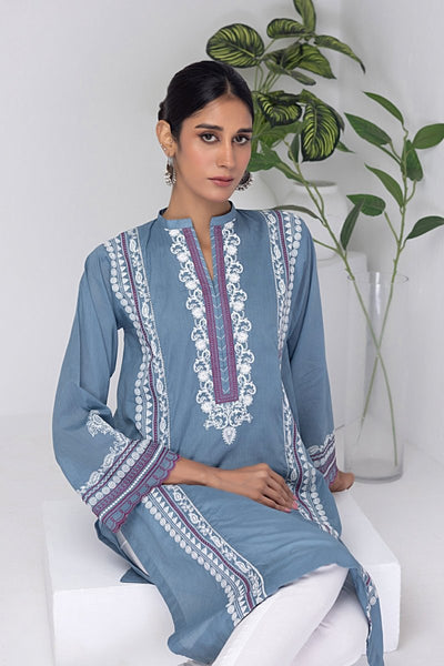 Lakhany Dyed Embroidered Cambric Collection 2023 - Stylealouduk