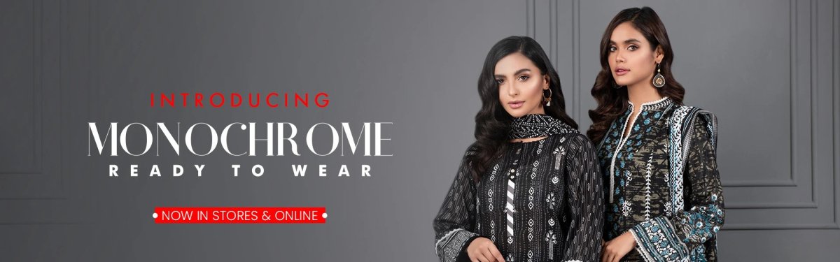 Lakhani Monochrome RTW Prints Lawn Collection 2021 - Stylealouduk
