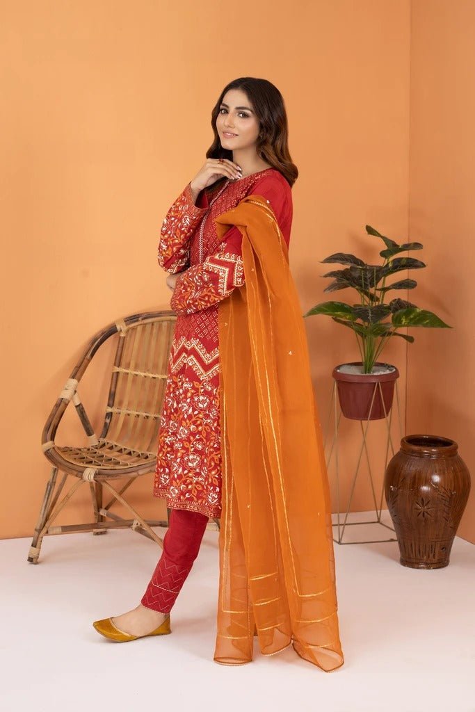 Lakhany Block Print Raw Silk Collection 2021 - Stylealouduk