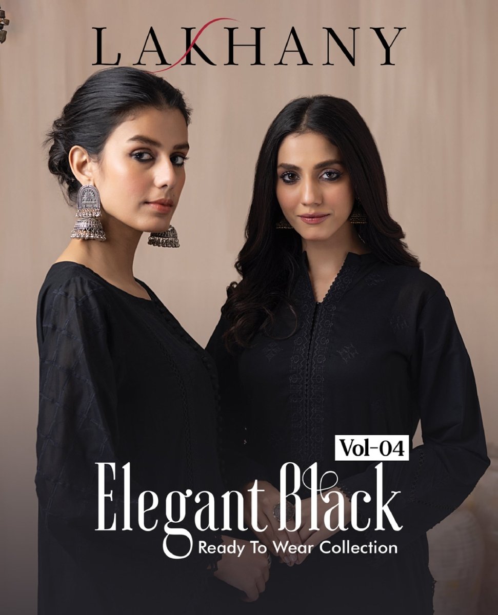 Lakhany Elegant Black Collection Vol-04 2023 - Stylealouduk
