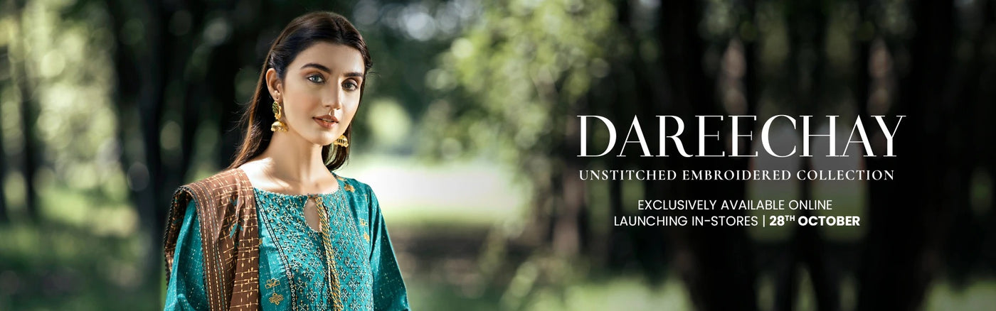 Lakhany Embroidered Unstitched Dareechay Collection 2021
