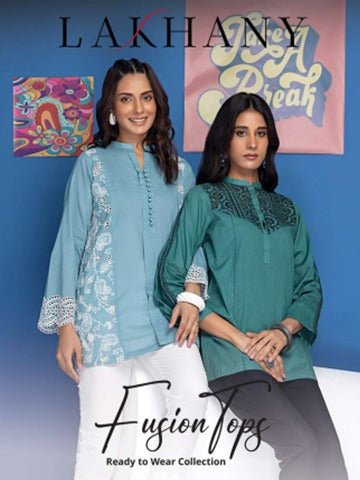 Lakhany Fusion Tops Collection 2023 - Stylealouduk