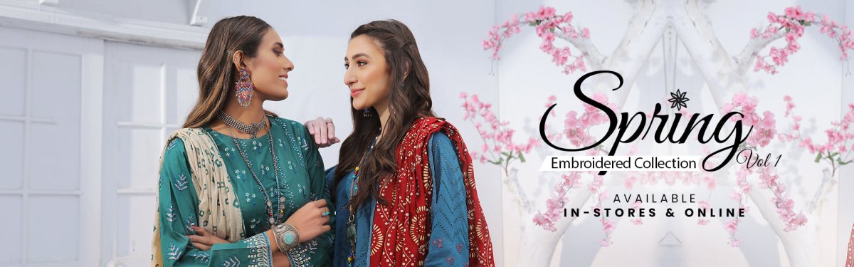 Lakhany Spring Embroidered Collection 2022 Vol-01 - Stylealouduk