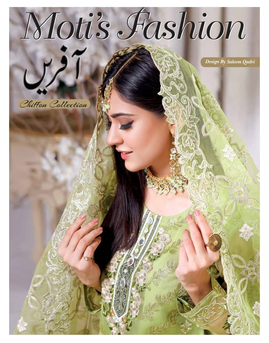 Moti's Fashion Afreen Chiffon Collection 2022 - Stylealouduk