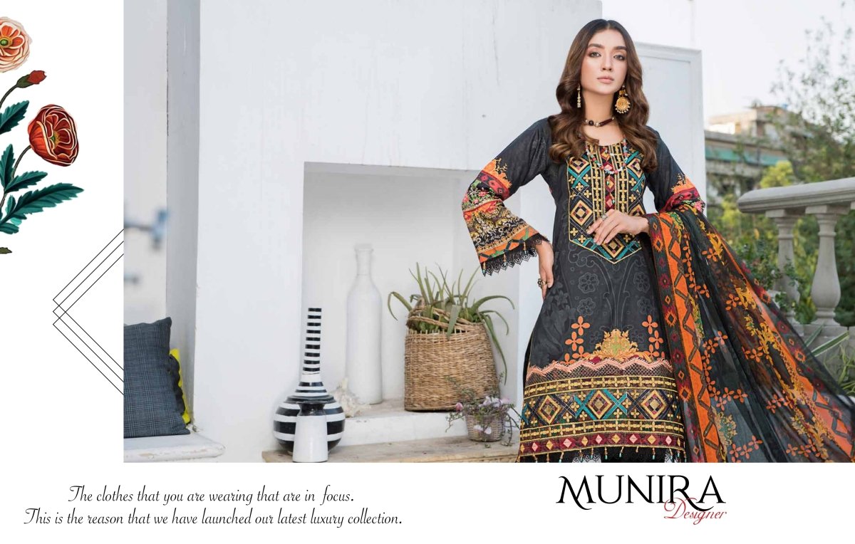 Munira Designer Airjet Lawn 2021 - Stylealouduk