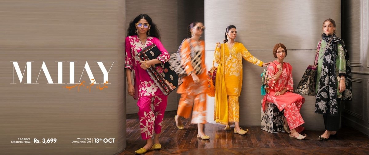 Sana Safinaz Mahay Winter Collection 2023 - Stylealouduk