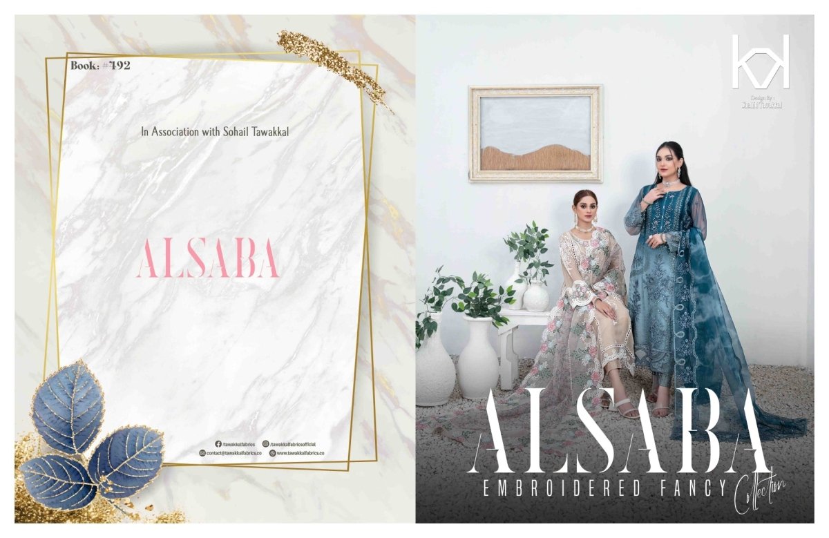 Tawakkal Fabrics Alsaba Collection 2024 - Stylealouduk
