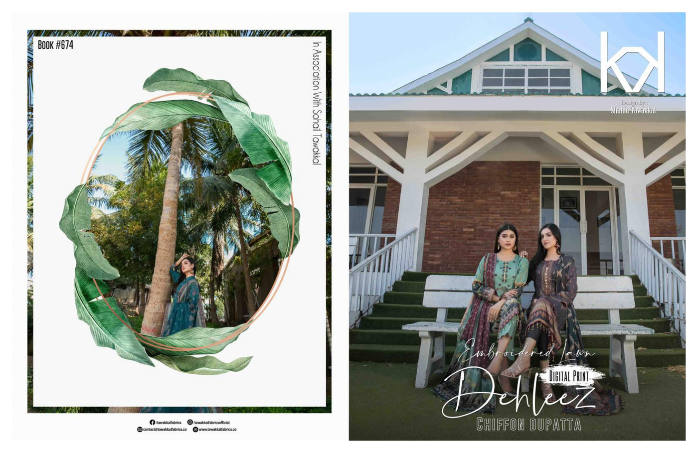 Tawakkal Fabrics Dehleez Lawn Collection 2022