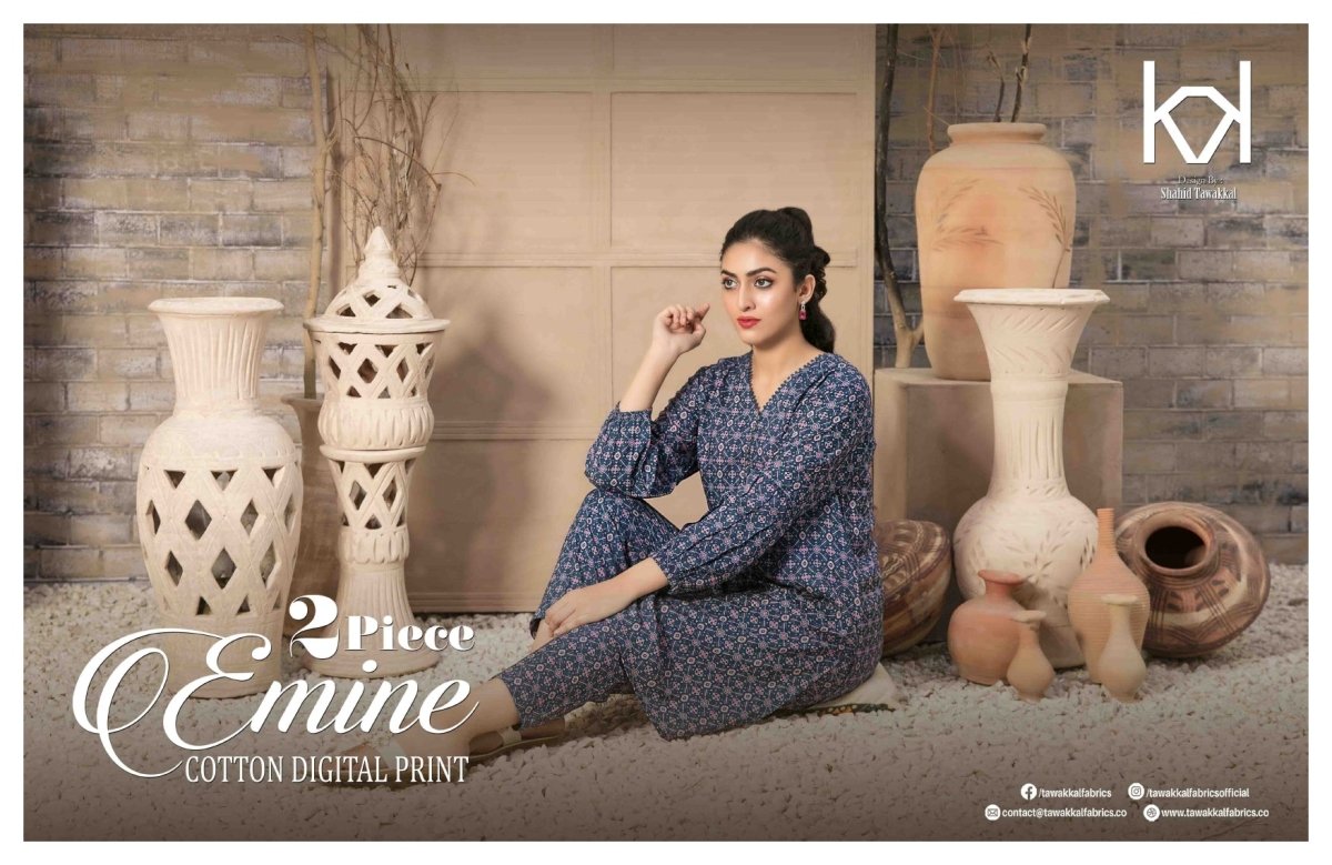 Tawakkal Fabrics Emine Collection 2022 - Stylealouduk