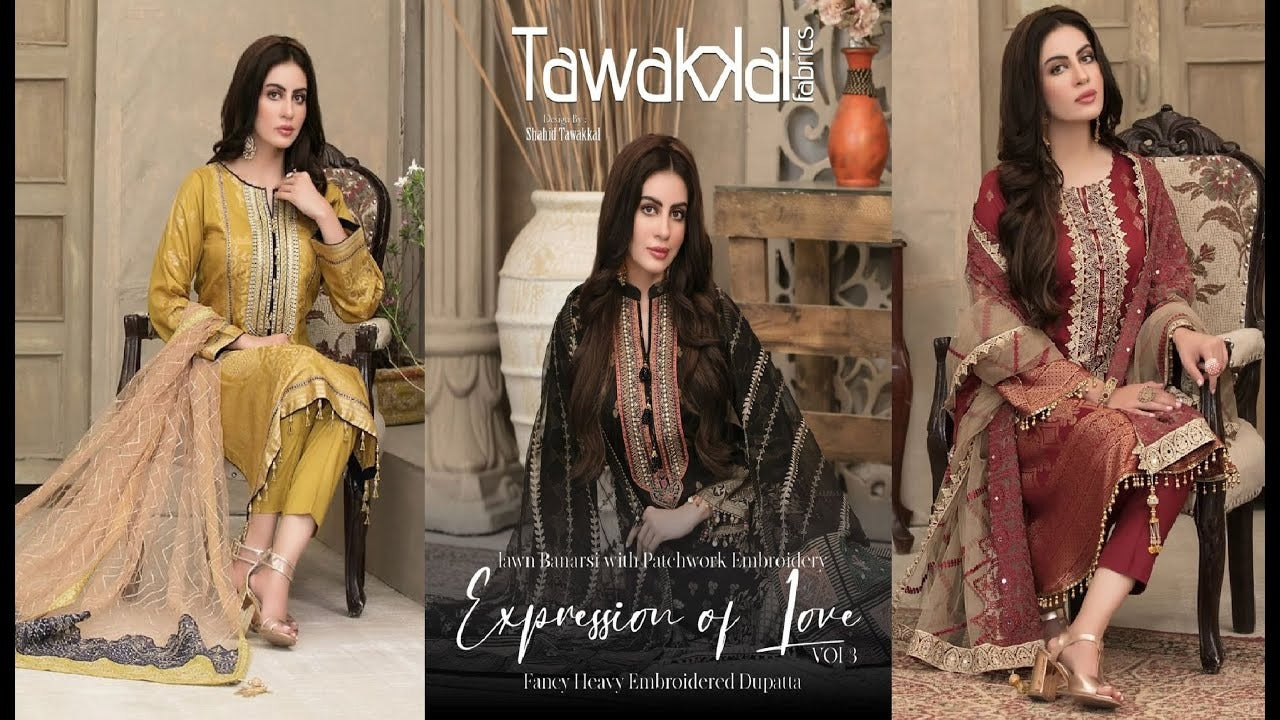 Tawakkal Fabrics Expression of Love Vol-03 Collection 2021