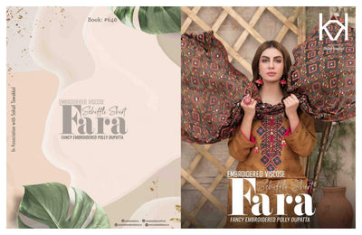 Tawakkal Fabrics Fara Embroidered Viscose Collection 2021 - Stylealouduk