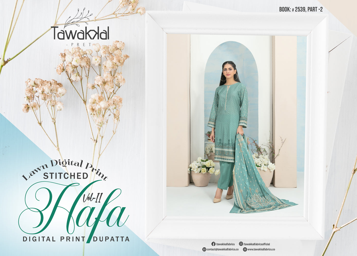 Tawakkal Fabrics Hafa Vol-02 Collection 2024