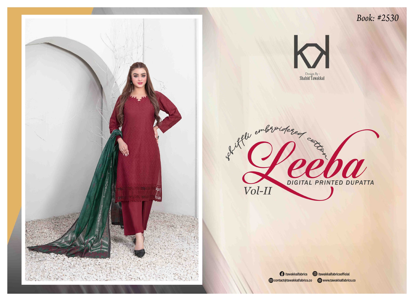 Tawakkal Fabrics Leeba Vol-02 Collection 2024