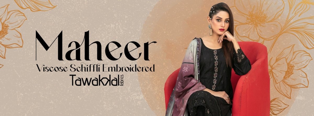 Tawakkal Fabrics Maheer Collection 2023 - Stylealouduk
