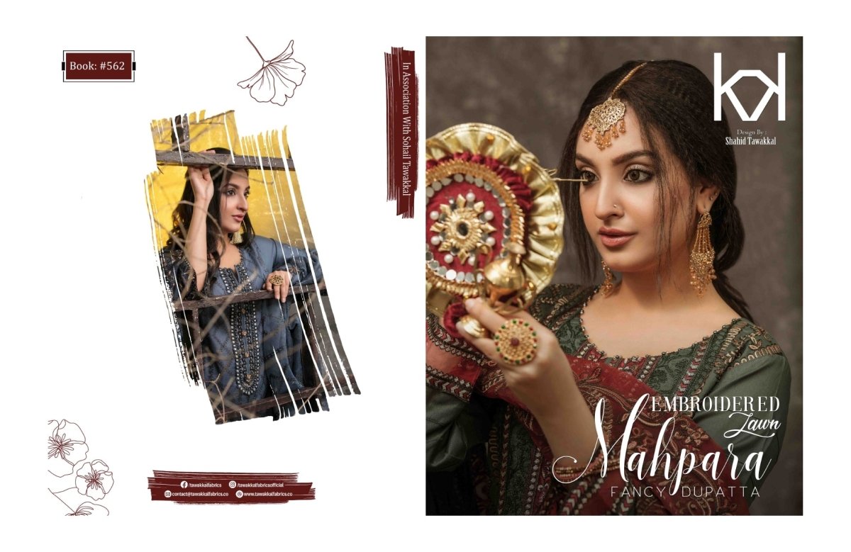Tawakkal Fabrics Mahpara Lawn Collection 2022 - Stylealouduk
