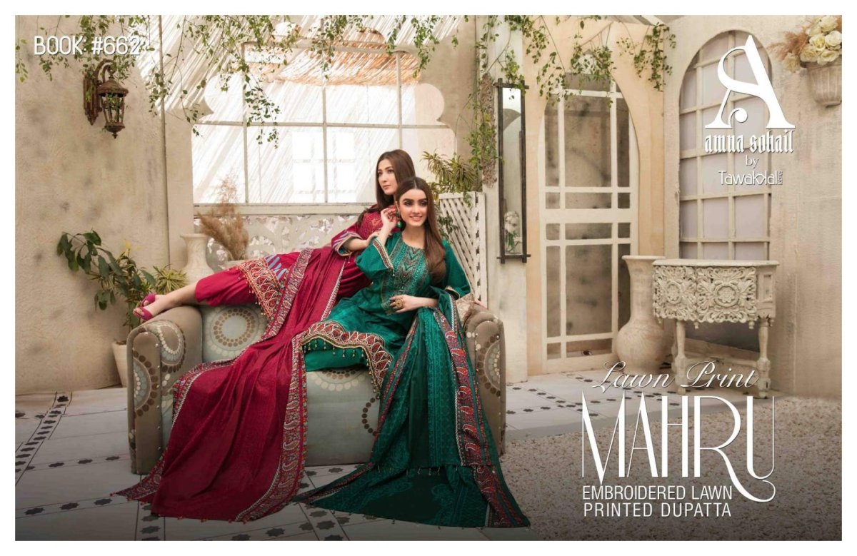 Tawakkal Fabrics Mahru Lawn Collection 2022 - Stylealouduk