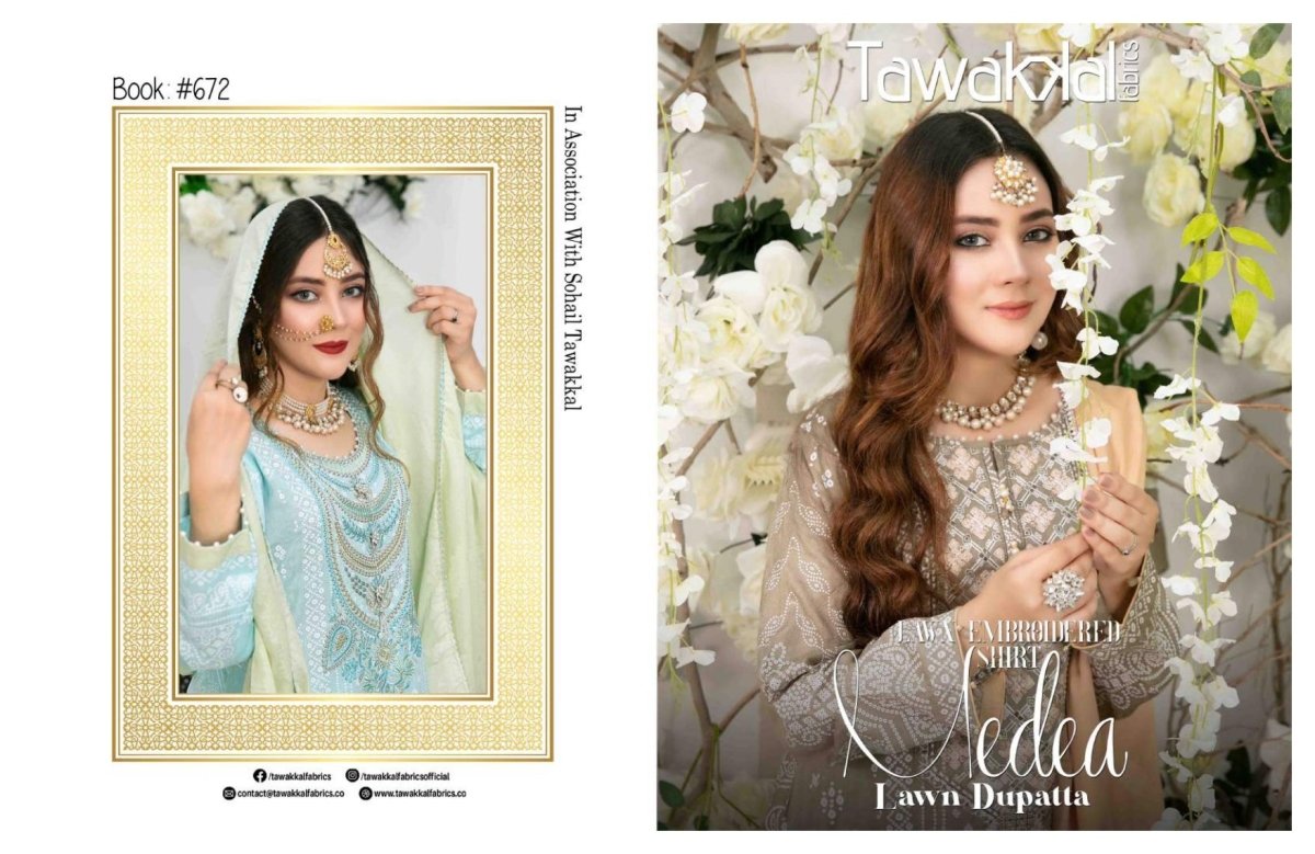 Tawakkal Fabrics Medea Collection 2023 - Stylealouduk