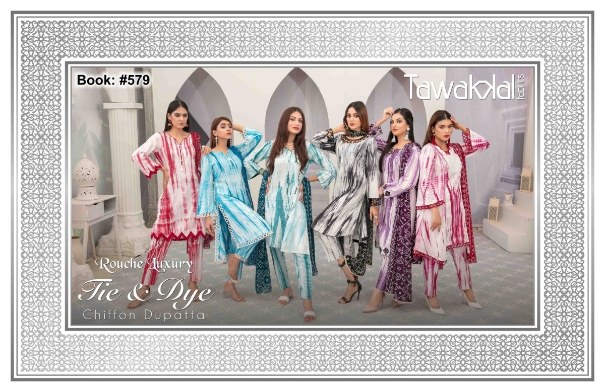 Tawakkal Fabrics Rouche Luxury Tie & Dye Collection 2021 - Stylealouduk
