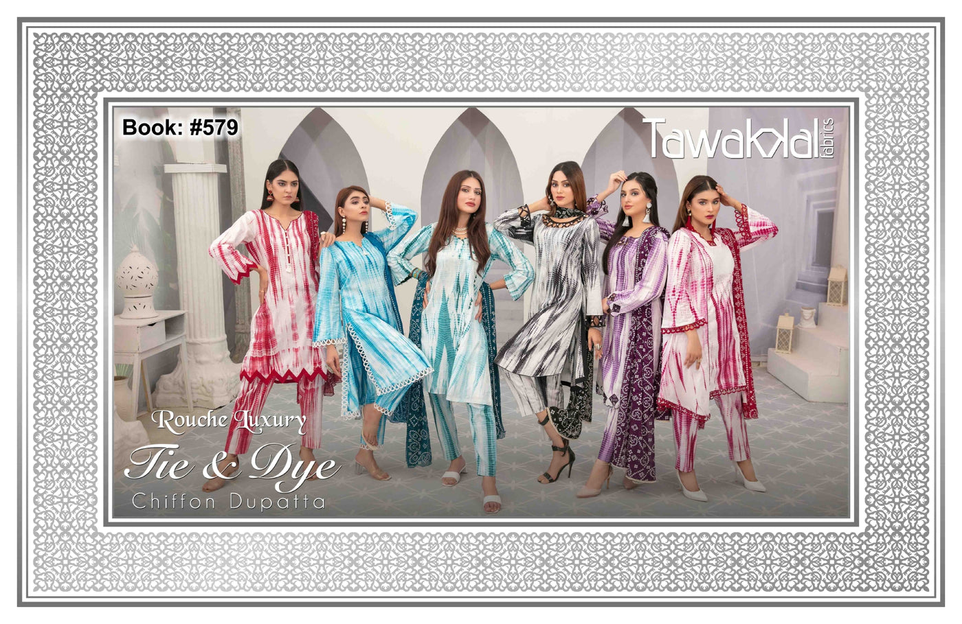 Tawakkal Fabrics Rouche Luxury Tie & Dye Collection 2021