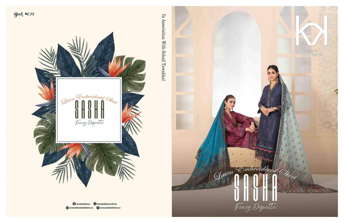 Tawakkal Fabrics Sasha Collection 2022 - Stylealouduk