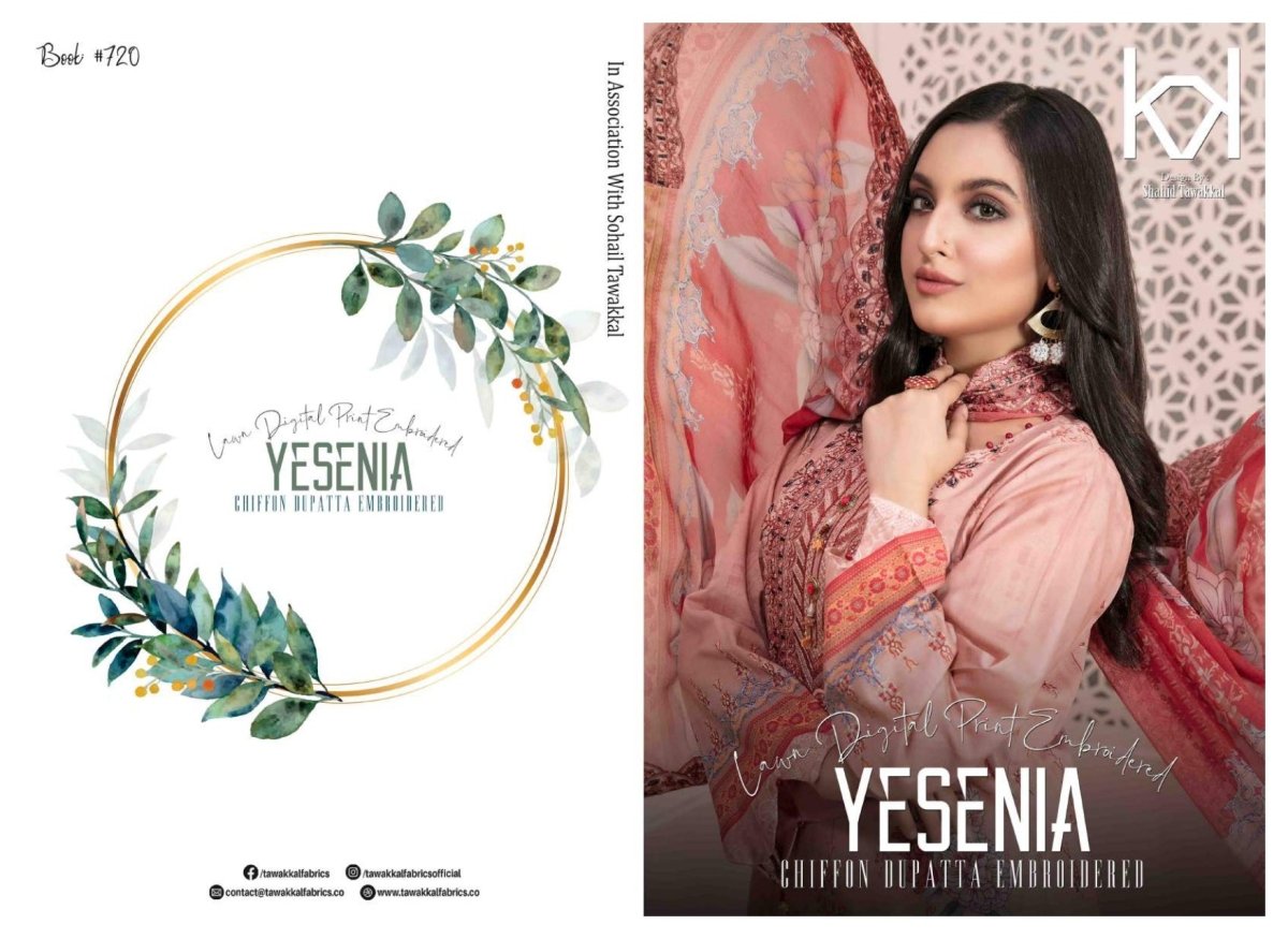 Tawakkal Fabrics Yesenia Collection 2022 - Stylealouduk