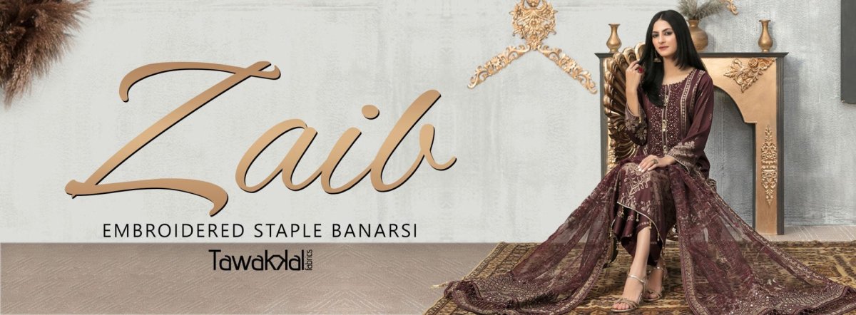 Tawakkal Fabrics Zaib Collection 2022 - Stylealouduk