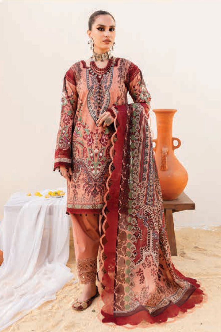 Jade Classic 3 Piece Unstitched Digital Printed Lawn Suit - D-20223 A